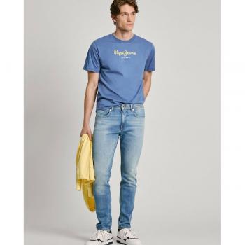 Pánské straight fit džíny v světle modré barvě - Pepe Jeans