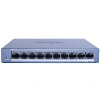 Interruttore Ethernet 10 porti DS‑XS0110‑P Grigio