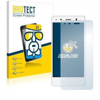 Brotect Hybrid-Glass Screen Protector Film for BQ Aquaris A4.5-9H Glass-Foil Protection - Scratch Resistant, High Clarity