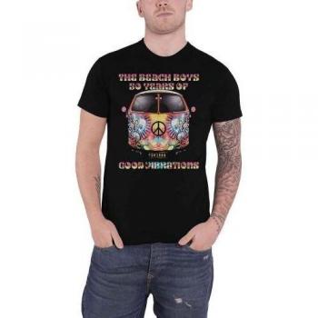 Camiseta Algodón Negro “The Beach Boys – Good Vibes Tour”