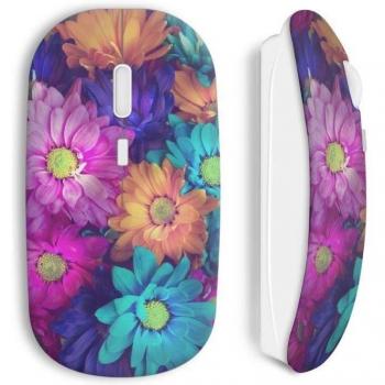 Mouse sin cable Flores Vibrantes 11