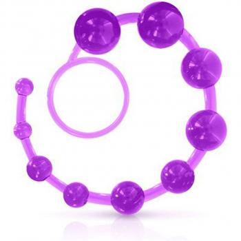 Glamy Chapelet anal souple violet Violet