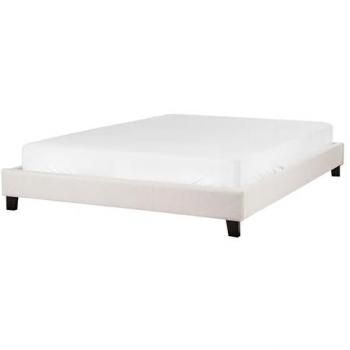 Roanne Minimalistic King Bed Frame in Light Beige