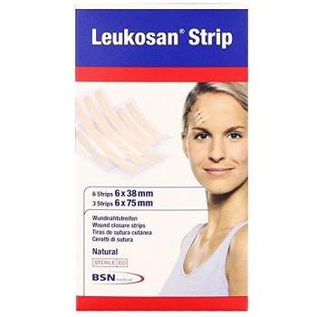 Leukosan Strip Kit con 6 + 3 Extra Cerottini di Leukosan