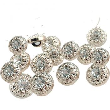 Rhinestone Shank Buttons 50PCS/100PCS