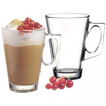 Pasabahce Vela Teeglas-Set, 25 cl, 2 Gläser mit Henkel