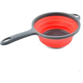 Collapsible Kitchen Strainer for Fruits and Vegetables