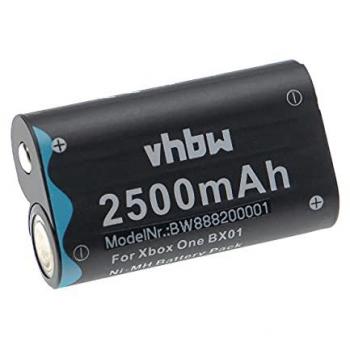 Vhbw Akku für Microsoft Xbox One, One Elite, One X, One S Controller NiMH 2500 mAh
