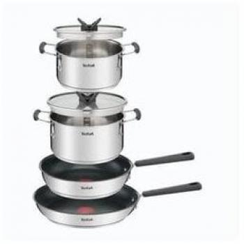 Tefal Opti'Space 4-teiliges Topf- und Pfannenset