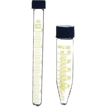 Tubo de Ensayo de Vidrio 25 ml Resistente a Alta Temperatura