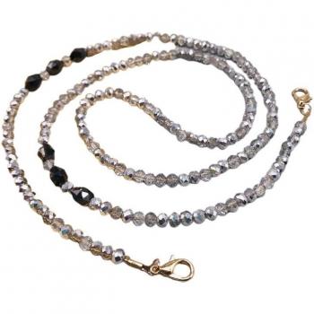 Faux Crystal Eyeglass Holder Necklace