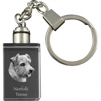 Art-Dog Norfolk Terrier Photo Key Ring