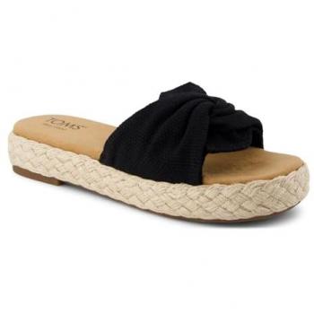 Scarpe Espadrilla Toms Abby Nero