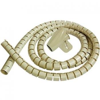 ELECTRO DH - ORGANIZADOR DE CABLE COLOR MARFIL 16 MM 2 MTS - 31.658/16/M