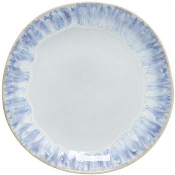 Costa Nova Brisa Ria Blue Flat Dessert Plate Set of 6, Ø 217 mm