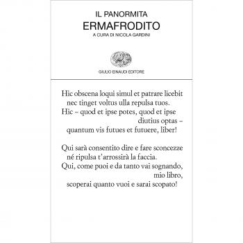 Ermafrodito. Testo latino a fronte