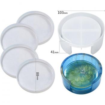 Silicón Contenedor Redondo – Caja de Almacenamiento