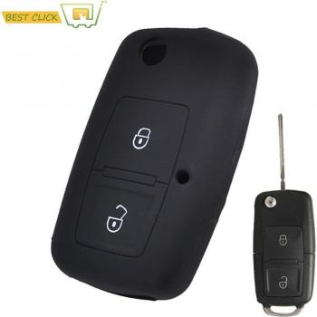 Silicone Car Key Fob Shell for VW Skoda Octavia Fabia Superb