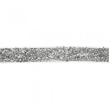 Versiering Lint, 10 mm, Zilver, 5 m, 1 Rol