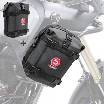 Multistrada 1200 Enduro Bagtecs K3 Sturzbügeltaschen‑Set, schwarz, 6 l