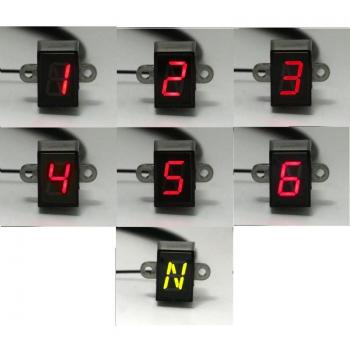 Off-Road 6-Speed Digital Gear Display