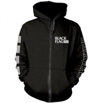 Sudadera con cremallera Black Flag unisex M