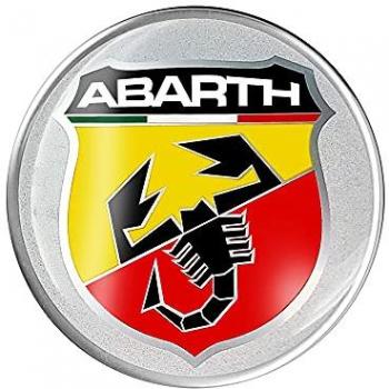 Pegatina 3D Scudetto Abarth – Diámetro 44 mm Oficial