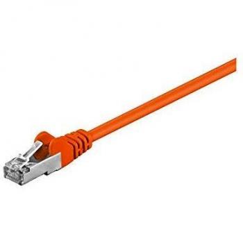 Cavo di rete RJ‑45 Goobay 93462 – Cat 5e, 3 m, F/UTP, colore arancione