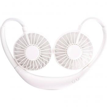 Rechargeable USB LED Neckband Light - Lazy Hanging Style with Dual Cooling