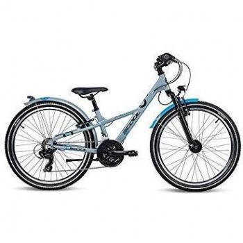 S'cool XXlite 24-21S Shimano Jugendrad Alu Grey/Blue (Y-Rahmen)