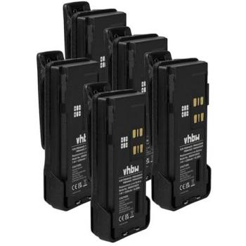 5x Replacement Li-Ion Battery for Motorola Radio PMNN4409, PMNN4406BR, PMNN4406 (2200mAh)