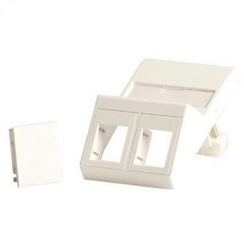 Placca a muro Lanview per presa LK FUGA 50x75 mm