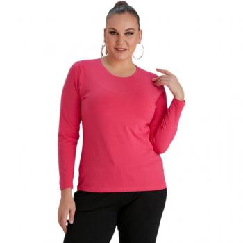 Vivid Indigo Women's Long‑Sleeve Blouse