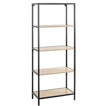 Étagère 5 niveaux décor chêne