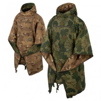 Helikon‑Tex Reversible Poncho Roll – Mitchell Camo Wolken