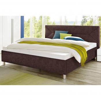 Maintal Polsterbett braun Microvelours