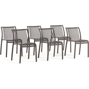 Set de Sillas Apilables Modernas