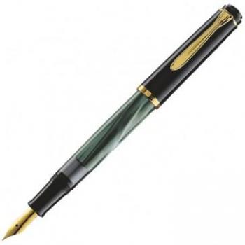 Stilo Pelikan M200 Verde Marmorizzato con Confezione Regalo