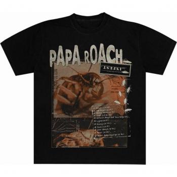 Camiseta Papa Roach Scraps S XXL Hombre Negro