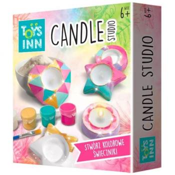 Rinkinys Creative Candles Studio Kerzenhalter aus Gips