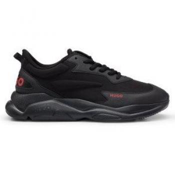 HUGO Leon_Runn Halbschuh mit rotem Schriftzug