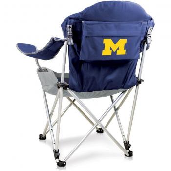 NCAA Michigan Wolverine Camping Recliner – Navy