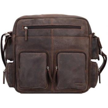 Greenland Natur, Handtasche, Westküste Umhängetasche Leder 29 cm, Braun