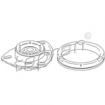 Supporto ammortizzatore Topran 108 564