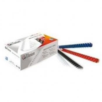 00 DORSI PLASTICI 21 ANELLI 12MM BLU TiTanium