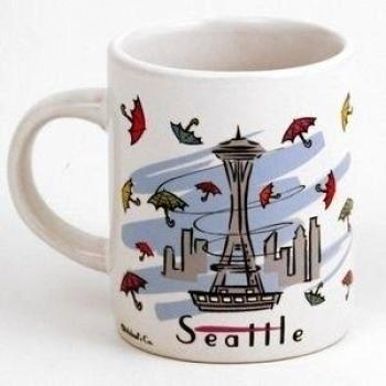 Seattle Coffee Mug Umbrella MINI MUG STMUGOLA 32011