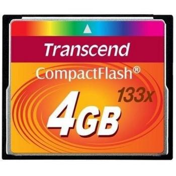 Transcend TS4GCF133 tarjeta de memoria CompactFlash 4 GB