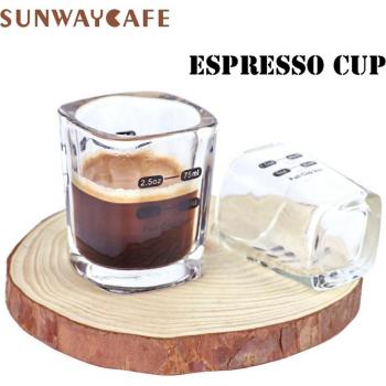 Vaso de Café Grueso con Escala de Medición