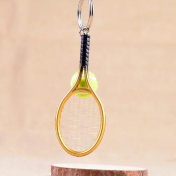 Mini Tennis Racket Set with Key Buckles – 10 Pack