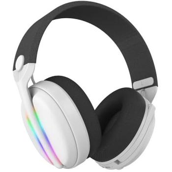 Vektra AirWave Casque Audio RGB – Blanc